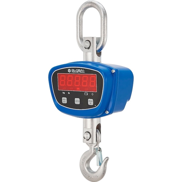 Global Industrial LED Digital Crane Scale w/ Remote, 1,000 lb x 0.2 lb 412647 - main